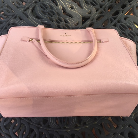 [SOLD] Kate Spade large top handle leather purse - Picture 3 of 6